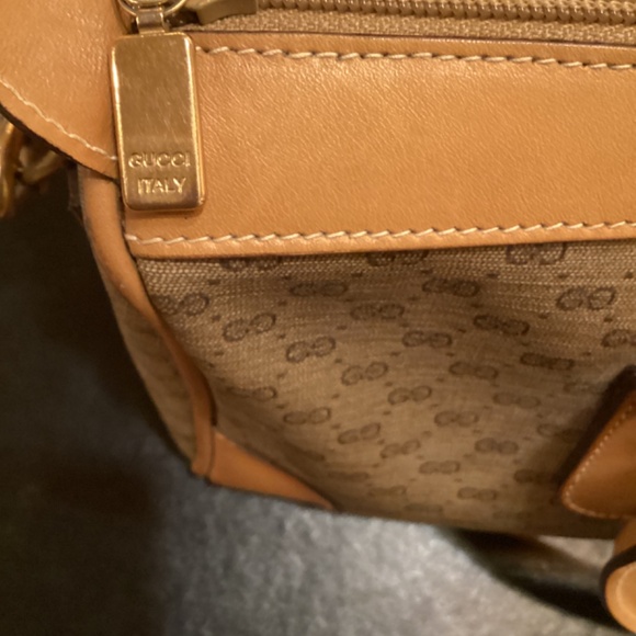 Stunning Vintage GUCCI Coated Canvas GG Monogram Speedy Handbag - Picture 3 of 10